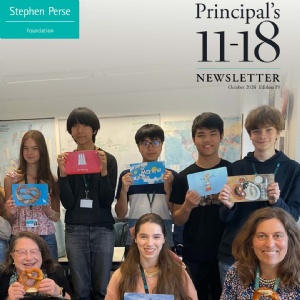 Front cover of the Principal's 11-18 Newsletter Edition 19 - October 2024